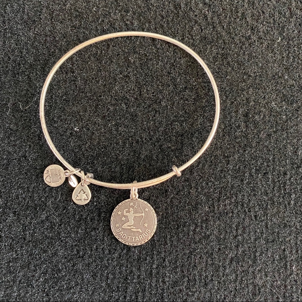 Alex and Ani bracelet Sagittarius Silver